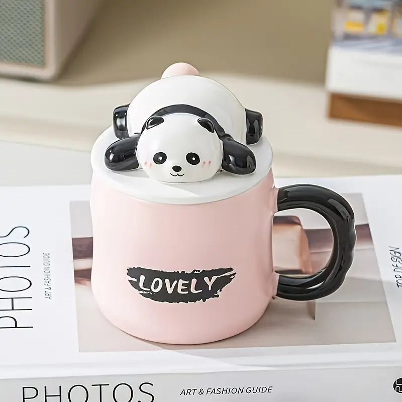 Naughty Three Bears Cute Cartoon Ceramic Cup - Memories Insite